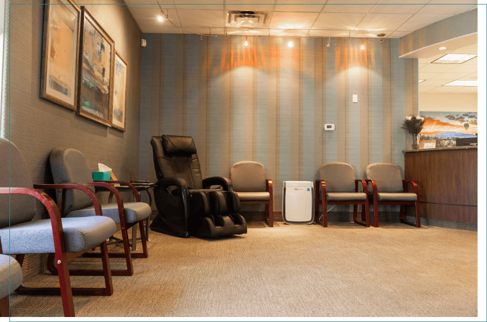 Reception area in Southwest Dental Arts