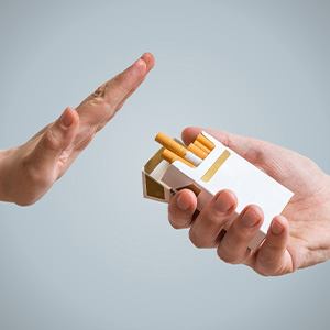 Stop bad habits like smoking and using your teeth as tools